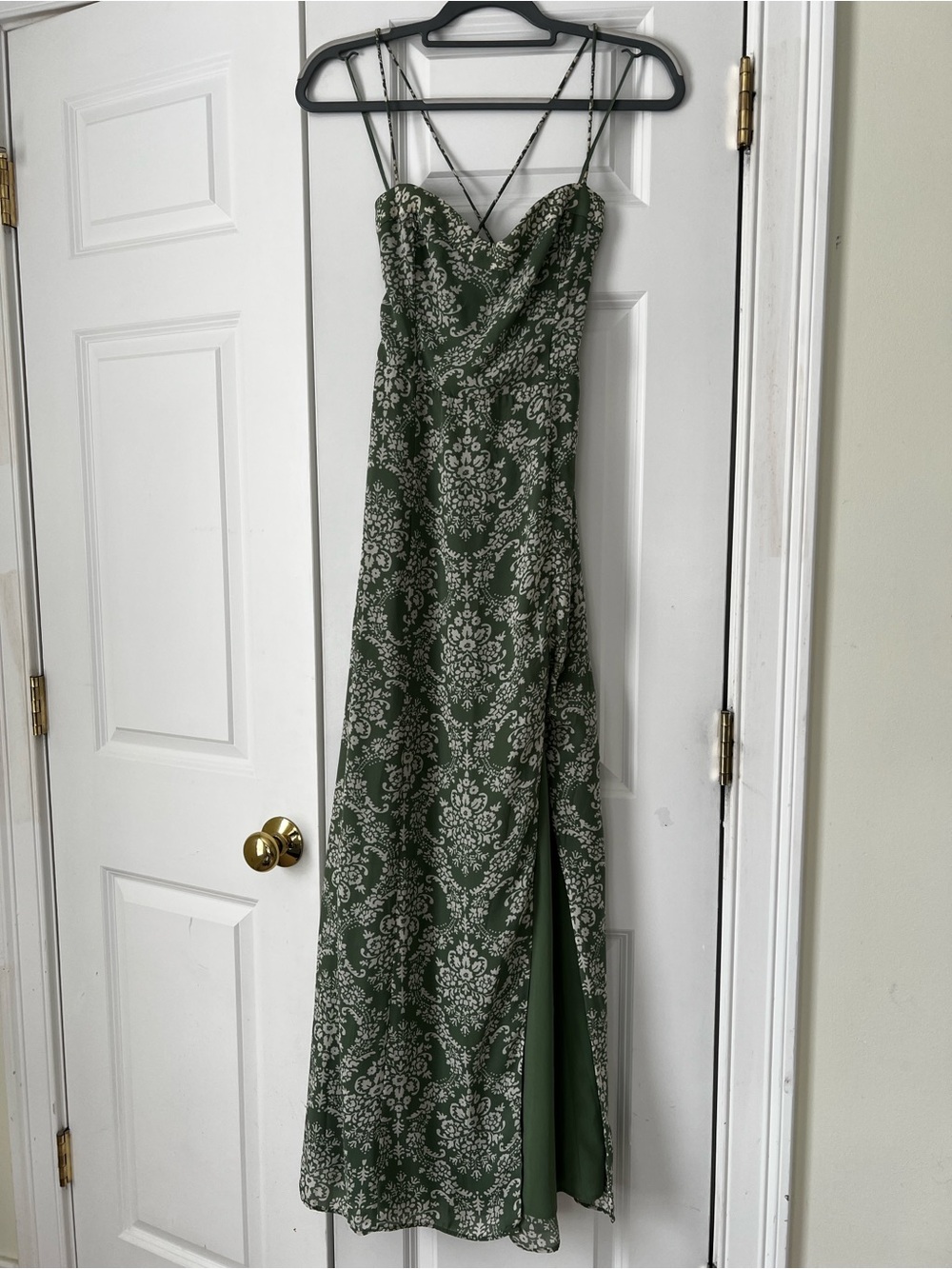 Abercrombie & Fitch Camille tie-back gown